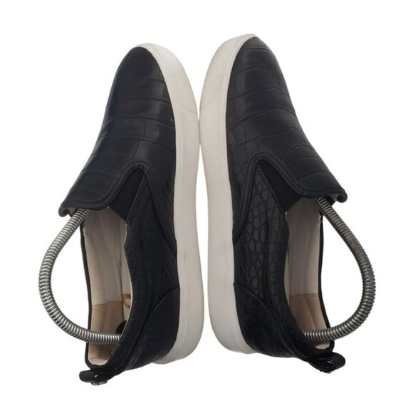 Sam Edelman Edna Animal Print Croc Black Sneakers Womens Size 7 - Picture 3 of 9